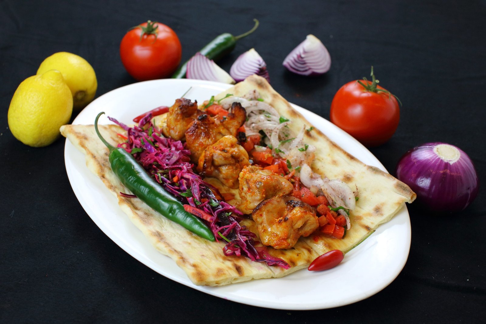 Char Grilled Roll & Plate